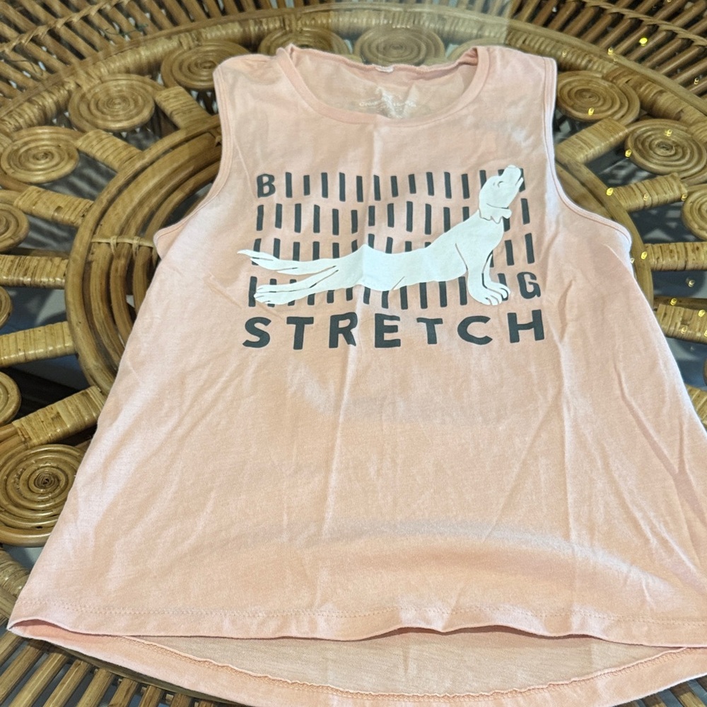 Grounds & Hounds Pink Sleeveless Graphic Tank Top